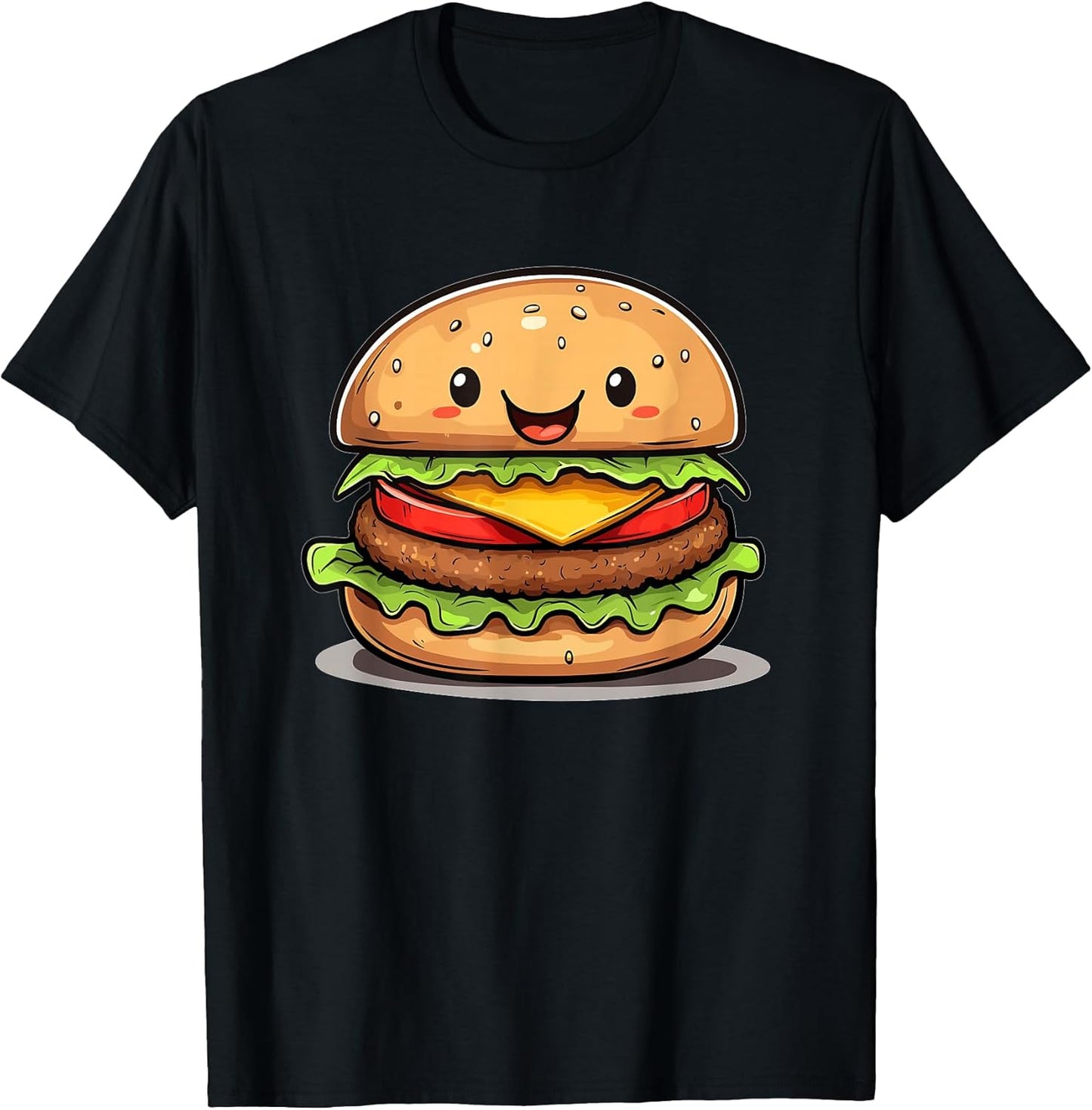 Delicious Happy Burger Fun Graphic Delight