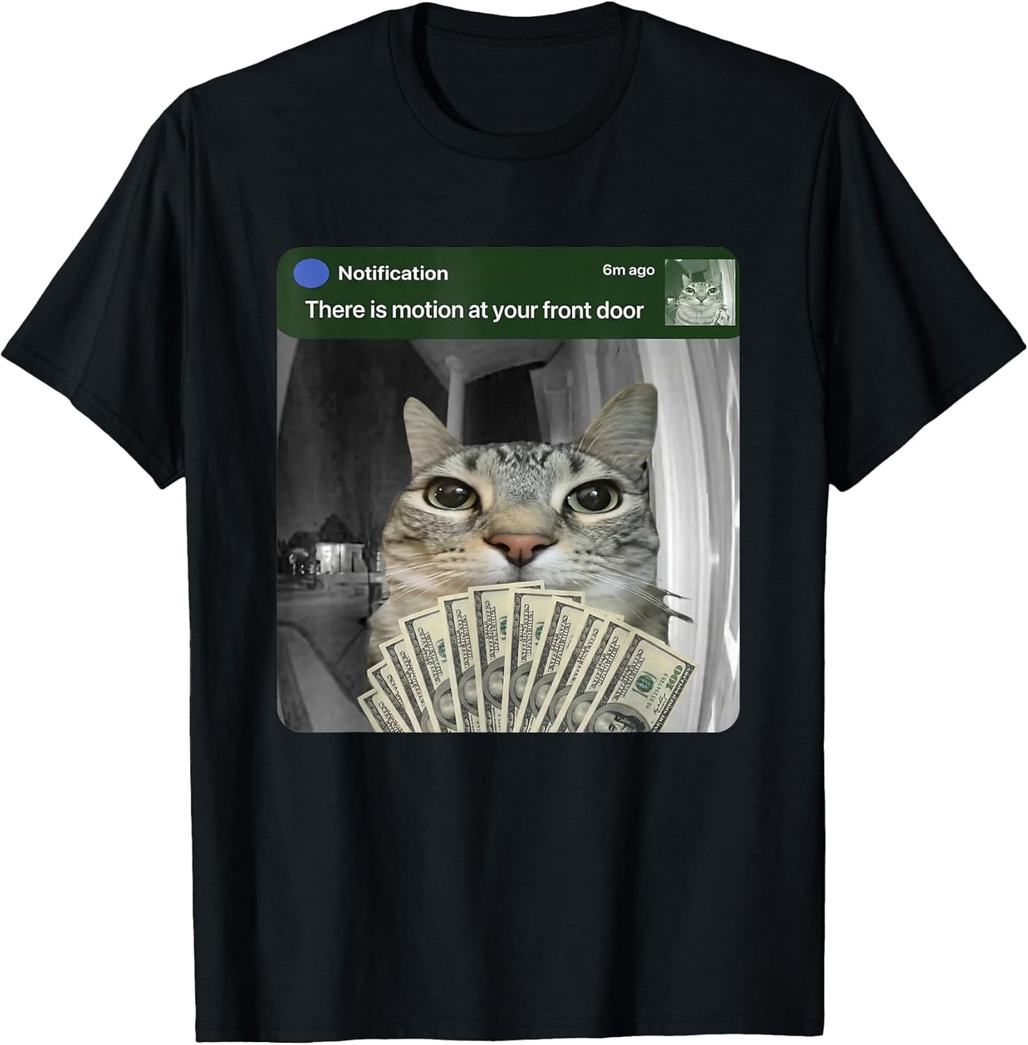 Ring Cat with Motion Meme tee