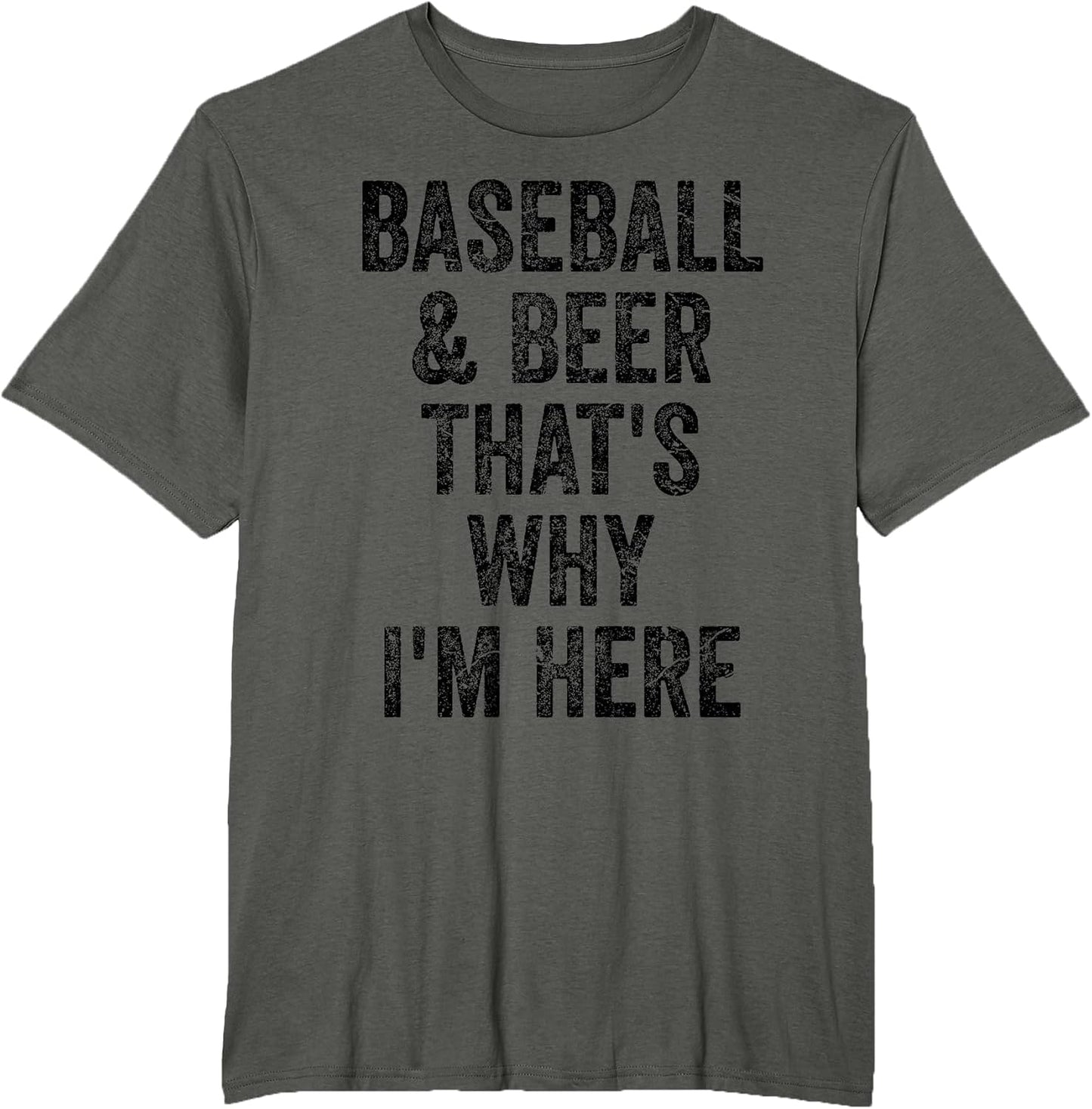Baseball and Beer Funny Gifts Baseballl Merch Men