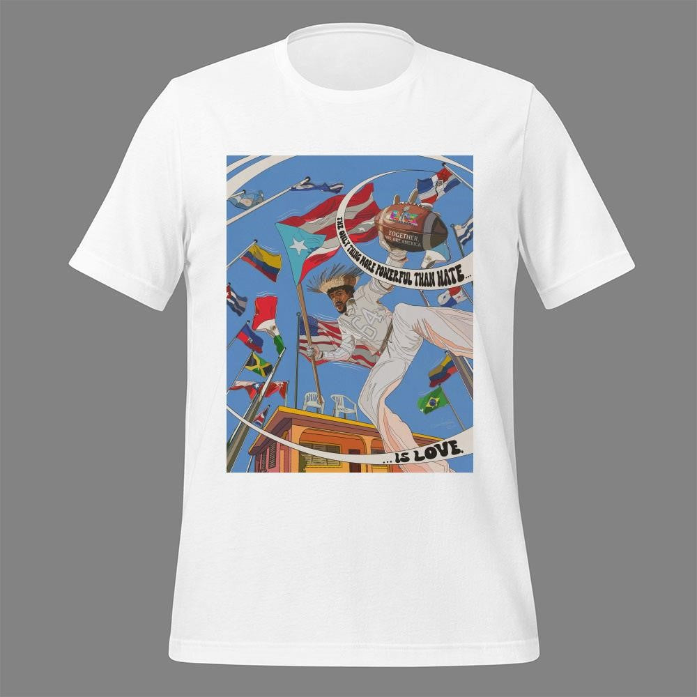 Bad Bunny LOVE The Only Thing More Powerful Than Hate Is Love Shirt