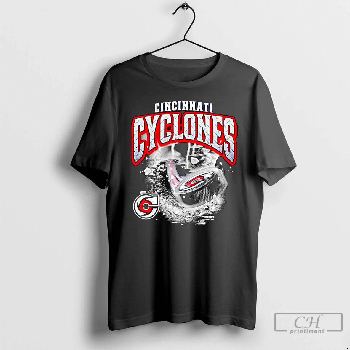 Classic Cincinnati Cyclones Storm Logo Ornaments T Shirts