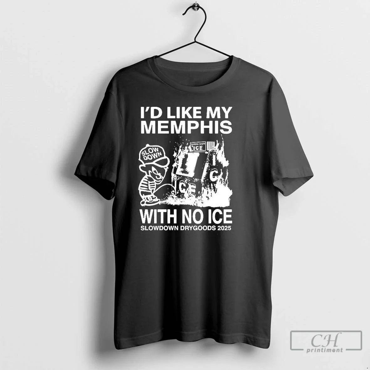Classic Id Like My Memphis With No Ice 2025 T Shirts