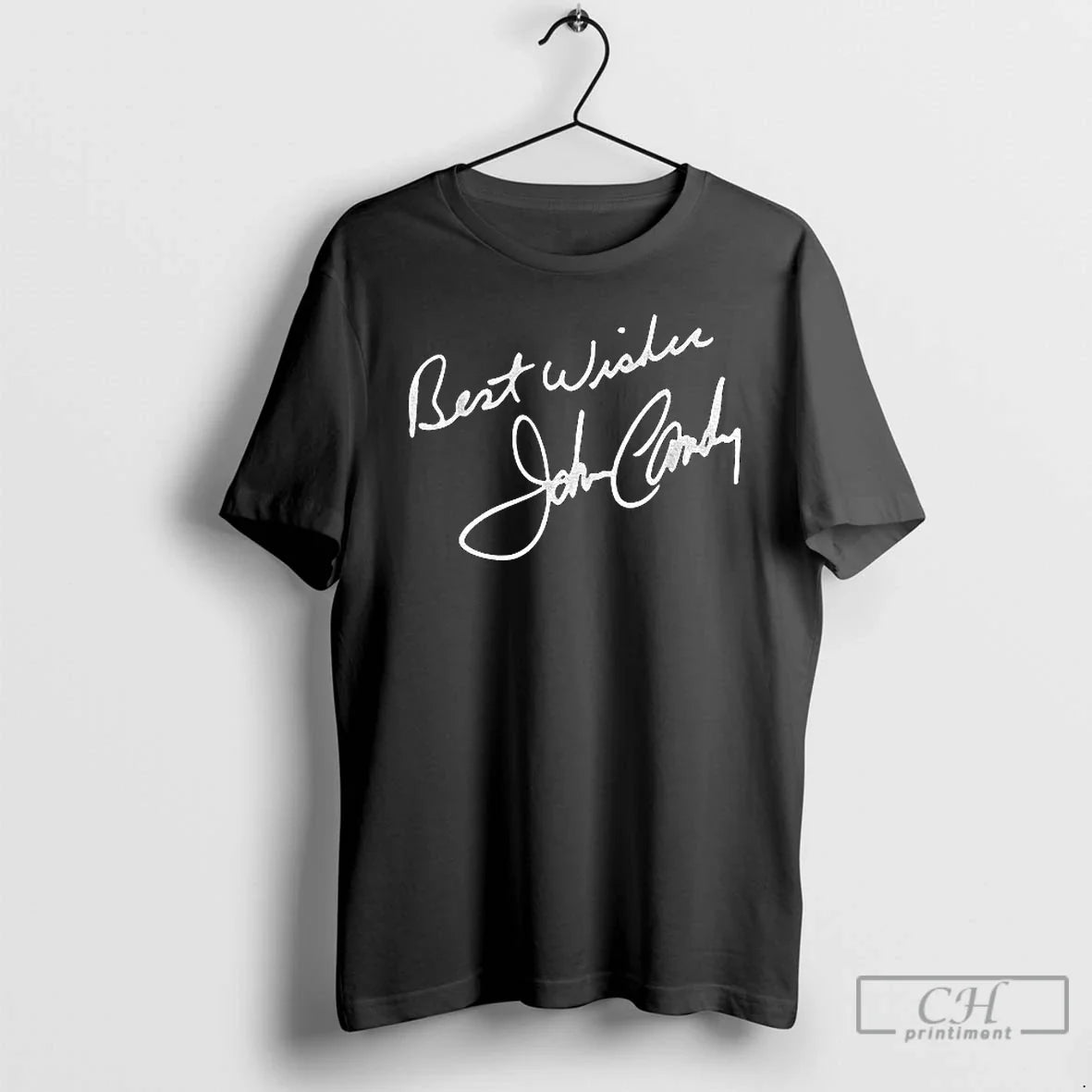 Classic John Candy Best Wishes Signature T Shirts