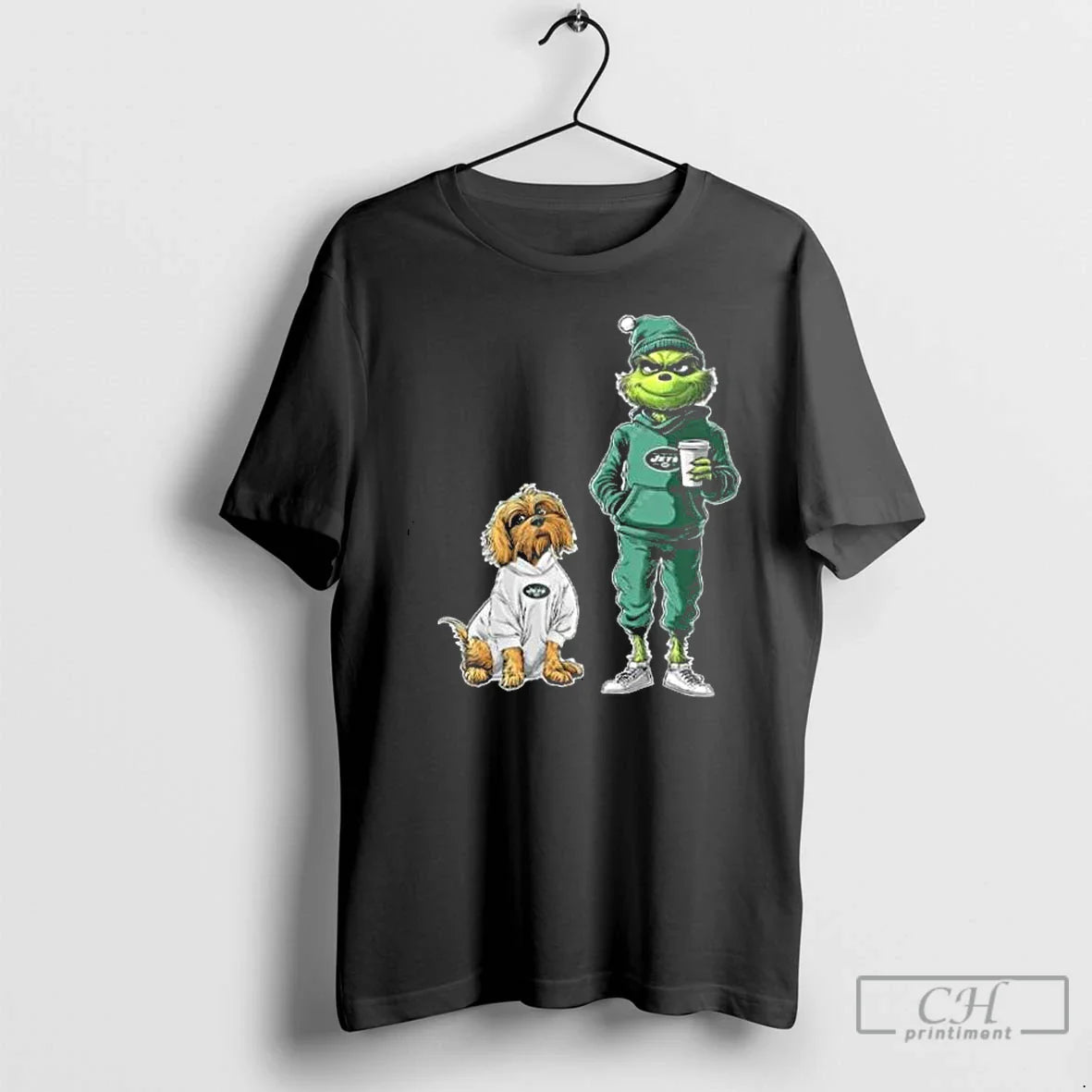 Classic New York Jets Grinch And Dog Christmas Football 2025 T Shirts