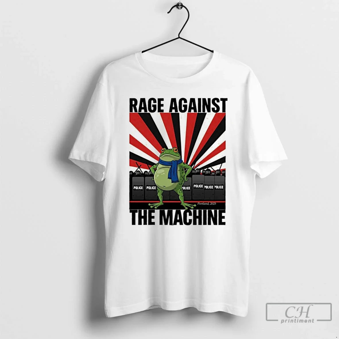 Classic Rage Against The Machine Frog Political Protest 2025 T Shirts