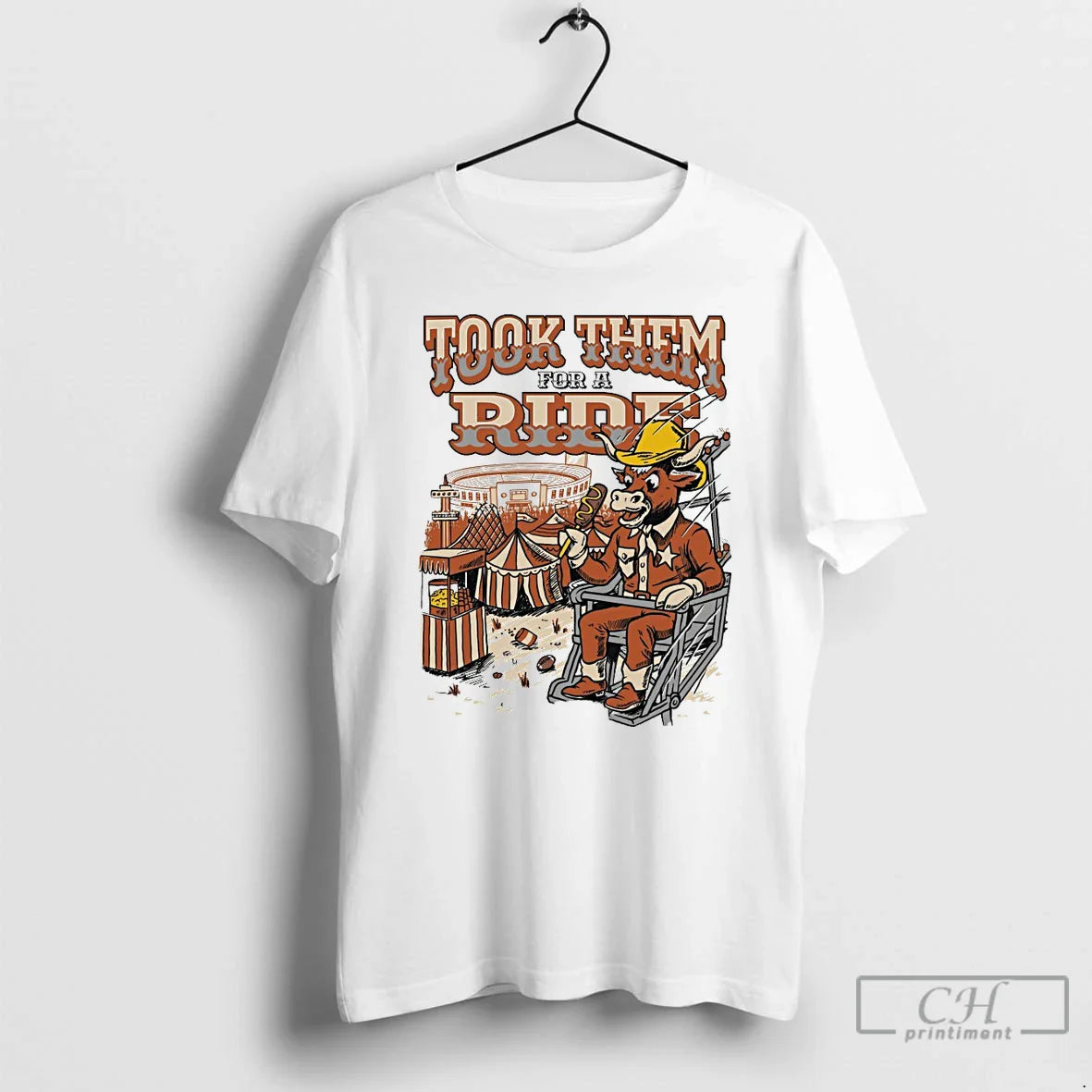 Classic Took Them For A Ride Texas Longhorns T Shirts