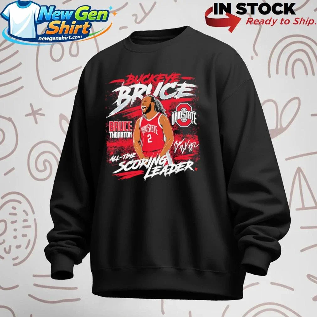 Ohio State Basketball Bruce Thornton All-Time Leading Scorer Shirt