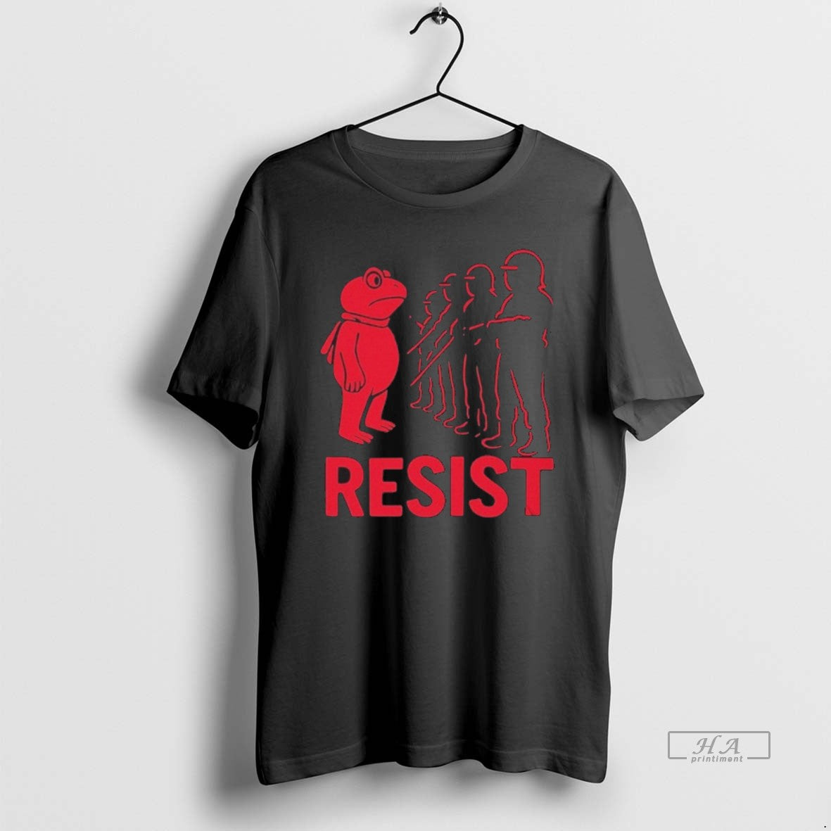 Trendy Resist Portland Frog Anti Fascism