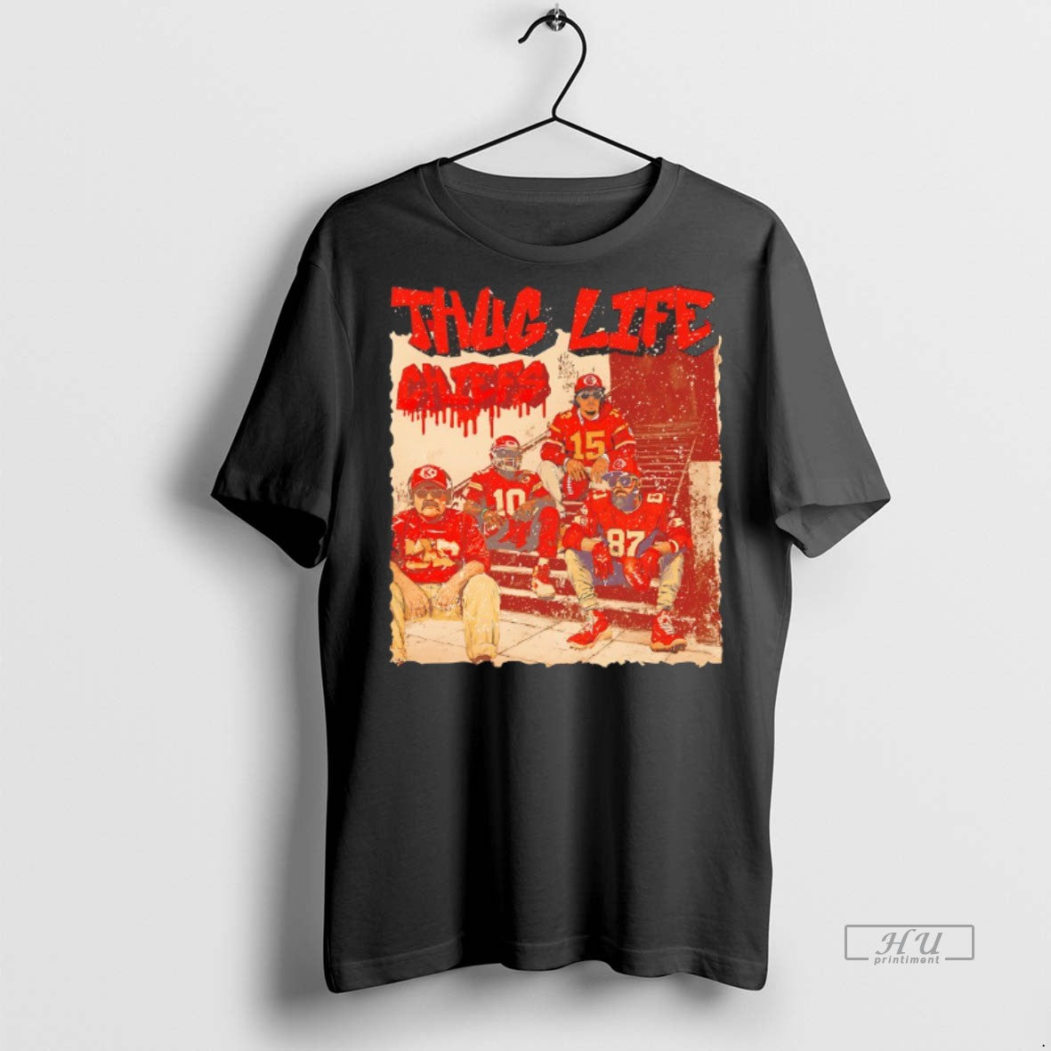 Viral Andy Reid Patrick Mahomes Travis Kelcetyreek Hill Thug Life Kansas City Chiefs