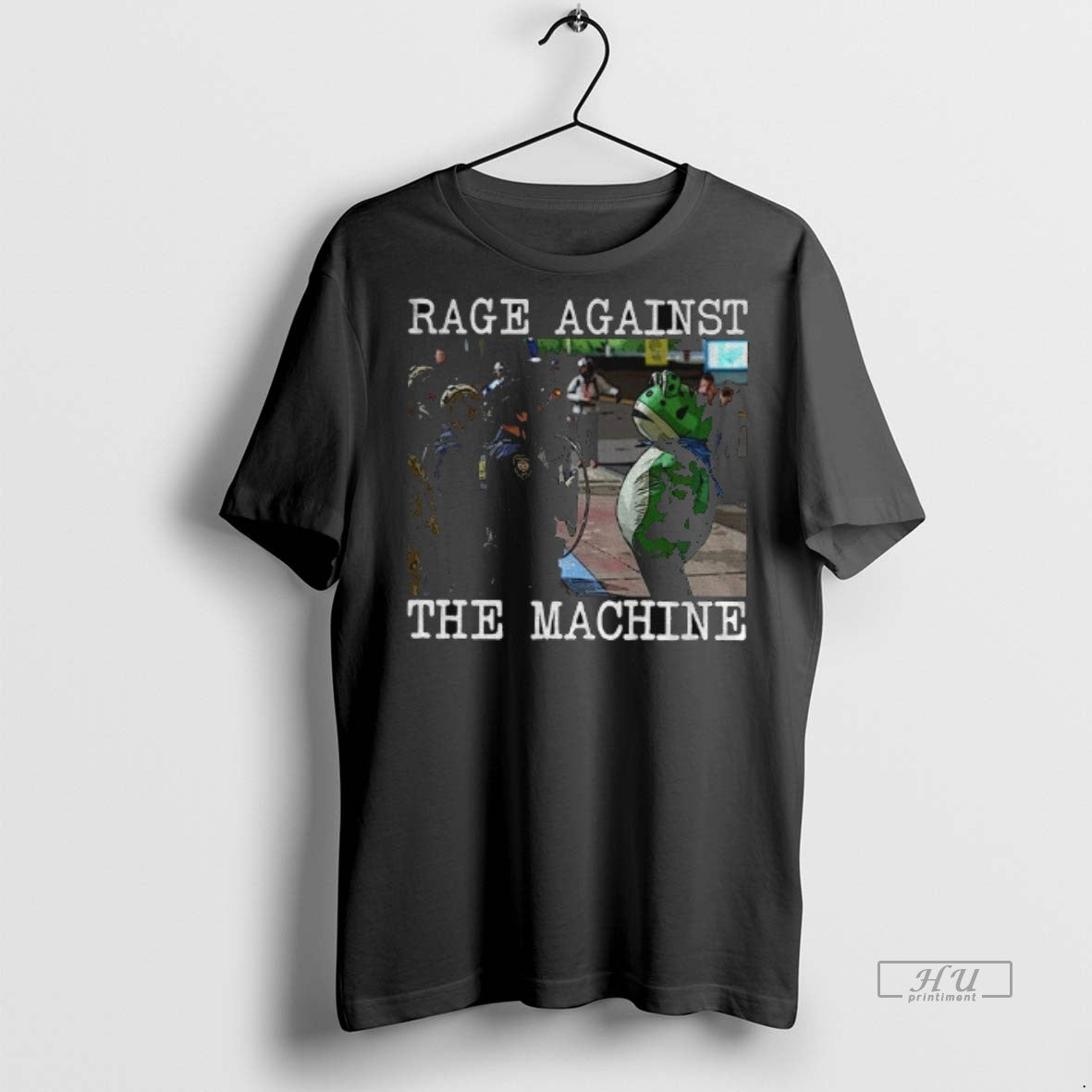 Viral Portland Frog Protest Rage Against The Machine Tee Shirt Sweater