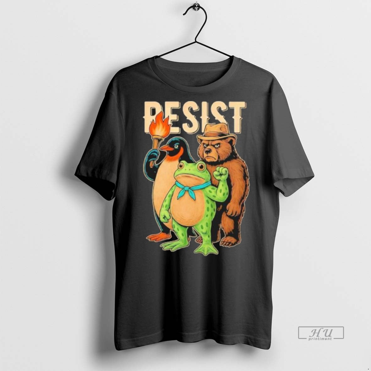 Viral Portland Frog Protest Resist Animals Tee Shirt Sweater