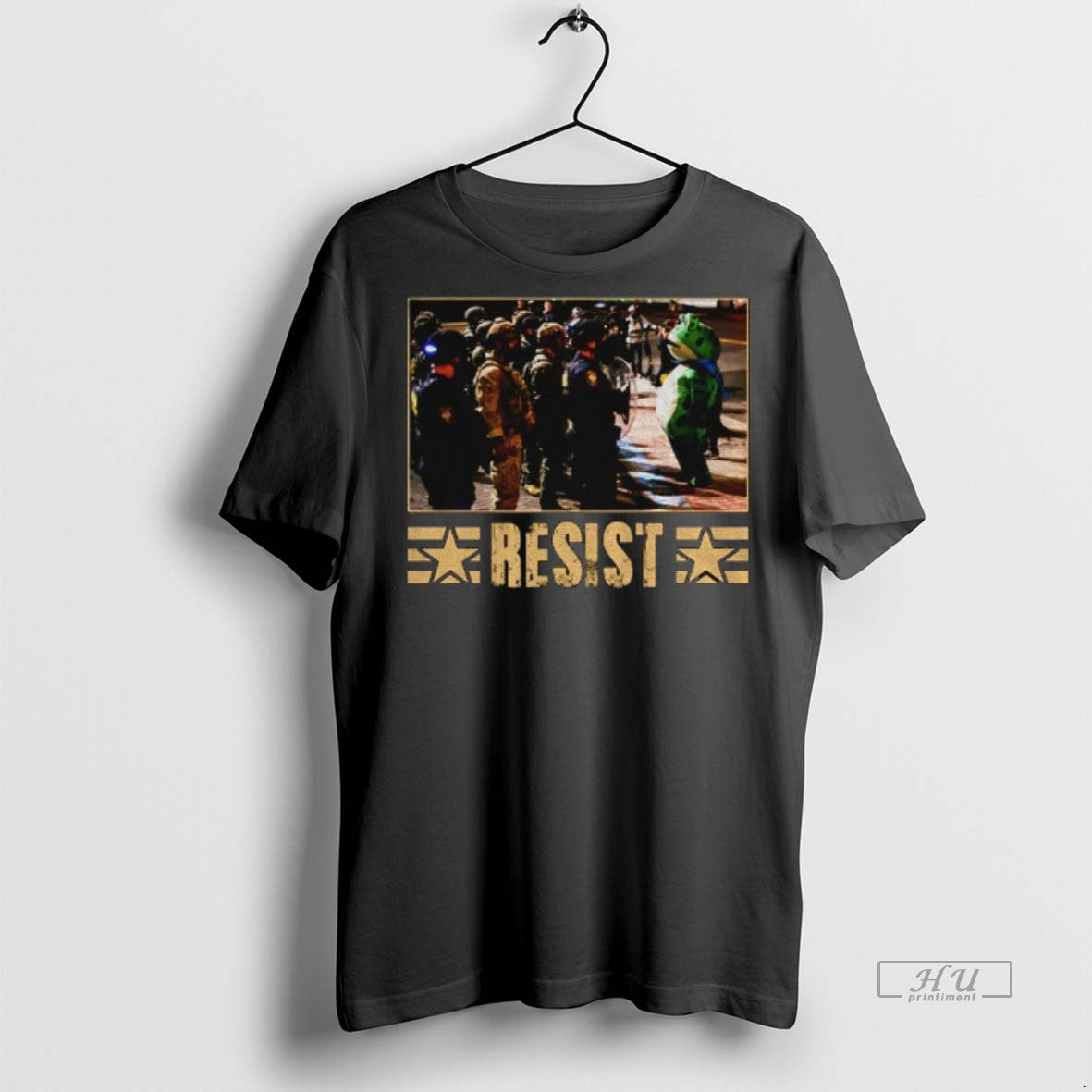 Viral Resist Portland Frog Protest 2025 Tee Shirt Sweater