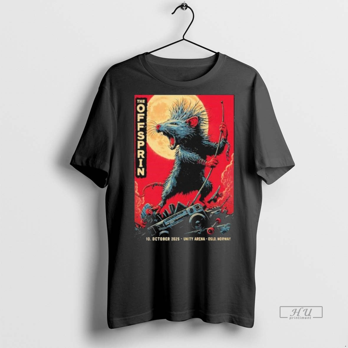 Viral The Offspring October Unity Oslo Norway Oct 10 2025 Rat Tee Shirt Sweater