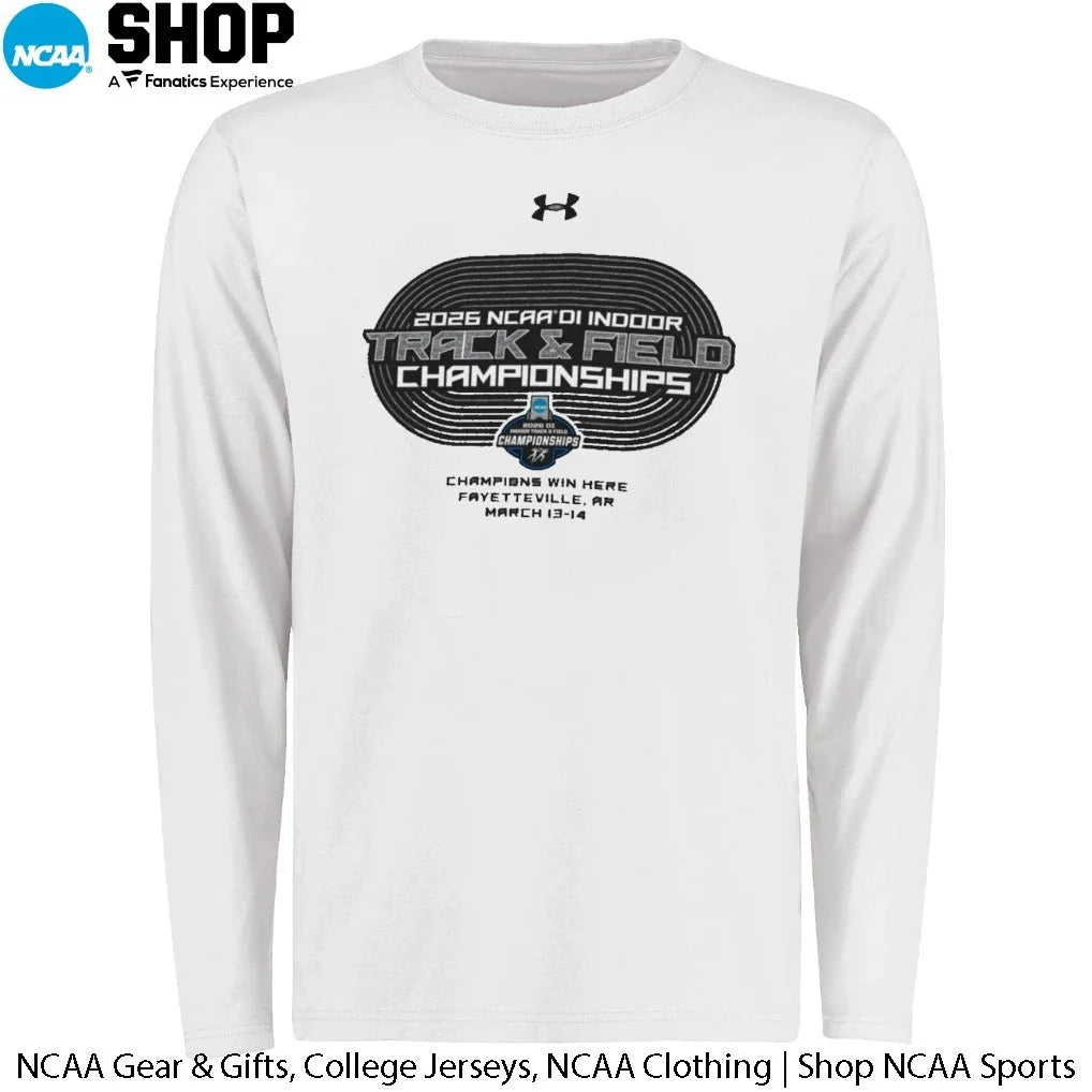 Champions Win Here 2026 NCAA DI Indoor Track and Field Championships Fayetteville Ar March 13-14 T-Shirt