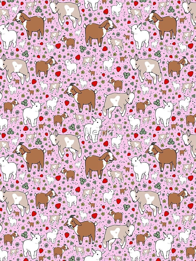 Goats in Pink by Nemki