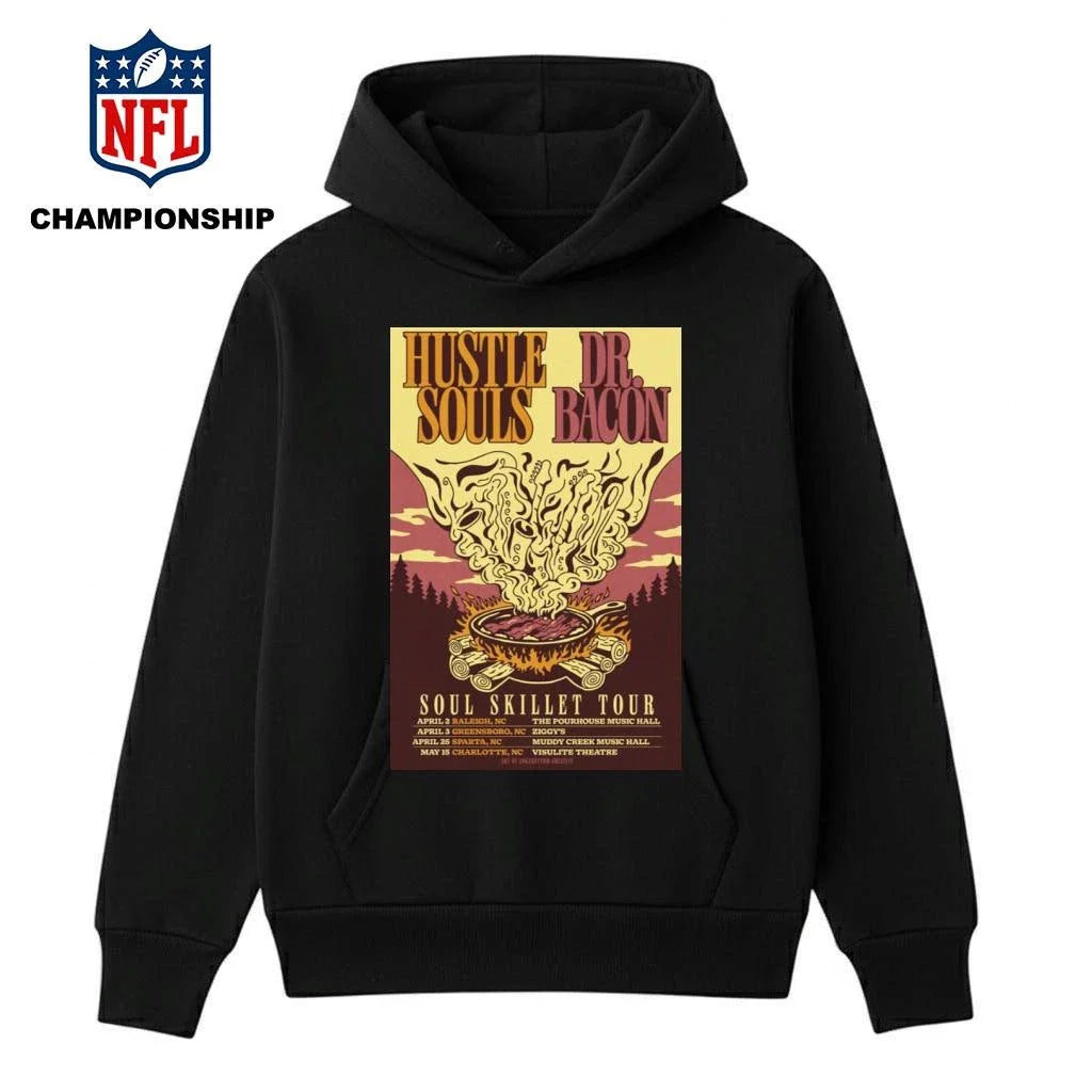 Hustle Souls & Dr. Bacon Soul Skillet Tour 2026 Poster Shirt