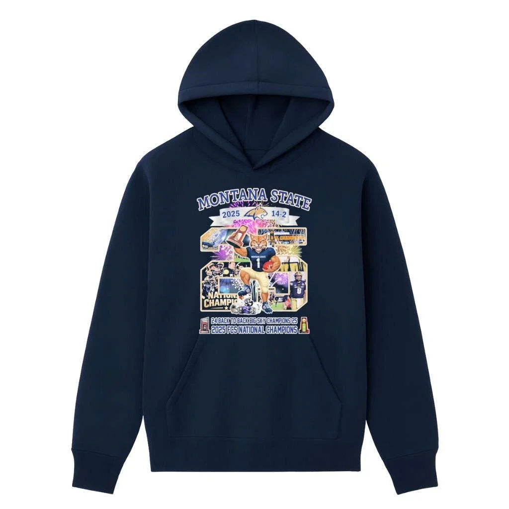 Montana State 2025 FCS National Champions Winner Vintage Mascot Shirt