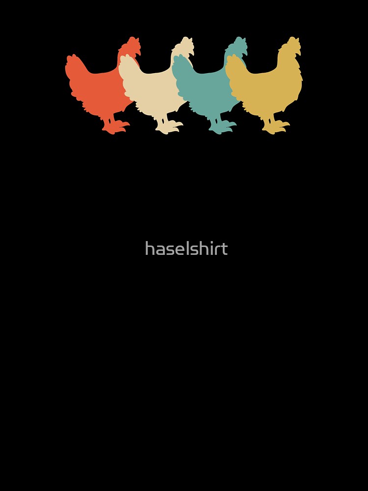 Vintage Chicken Farmer Chicken Farming Birthday Gift by haselshirt