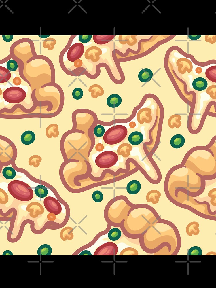 Cheesy Pizza Pattern Graphic by Legendary Status