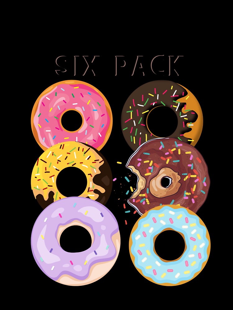 funny donut t-shirts, donut t-shirts, funny snacks t-shirts by BLUE bubble