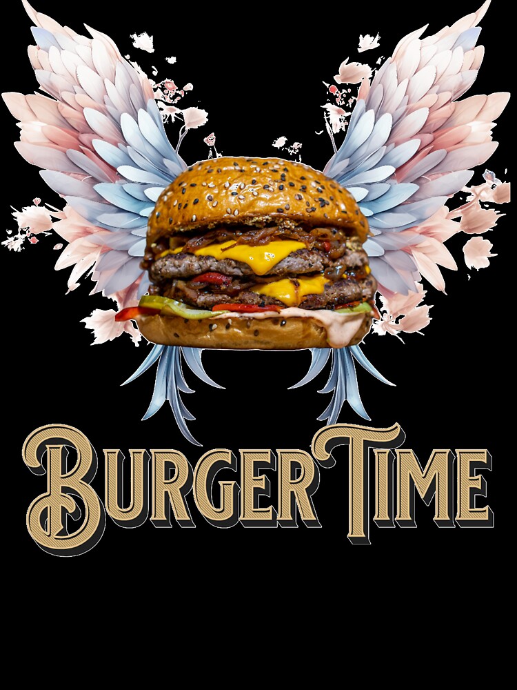 Flaying Burger time by dudart-shop