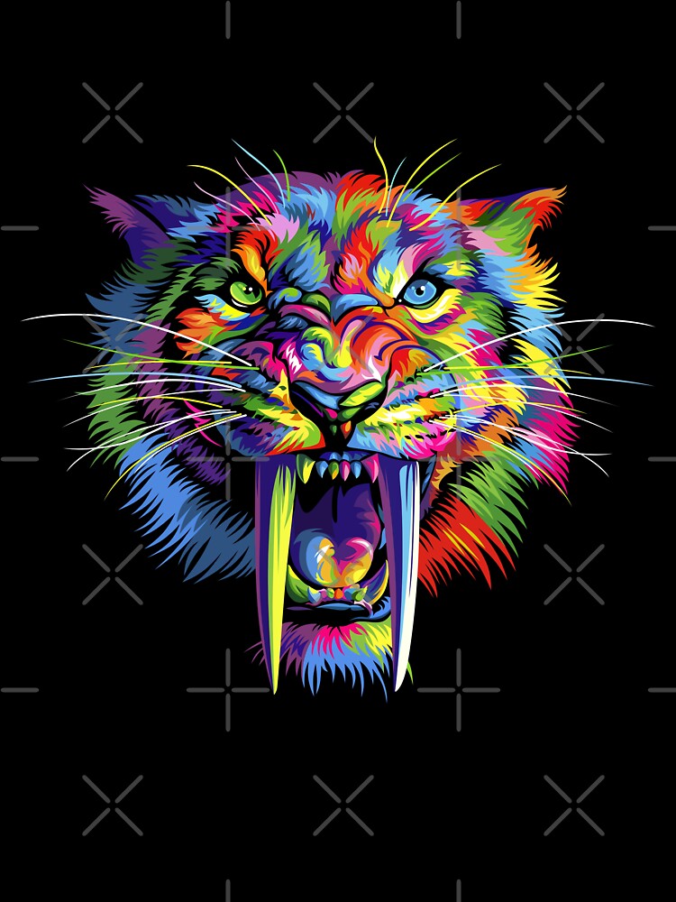 Colorful Tiger art by svetlana84