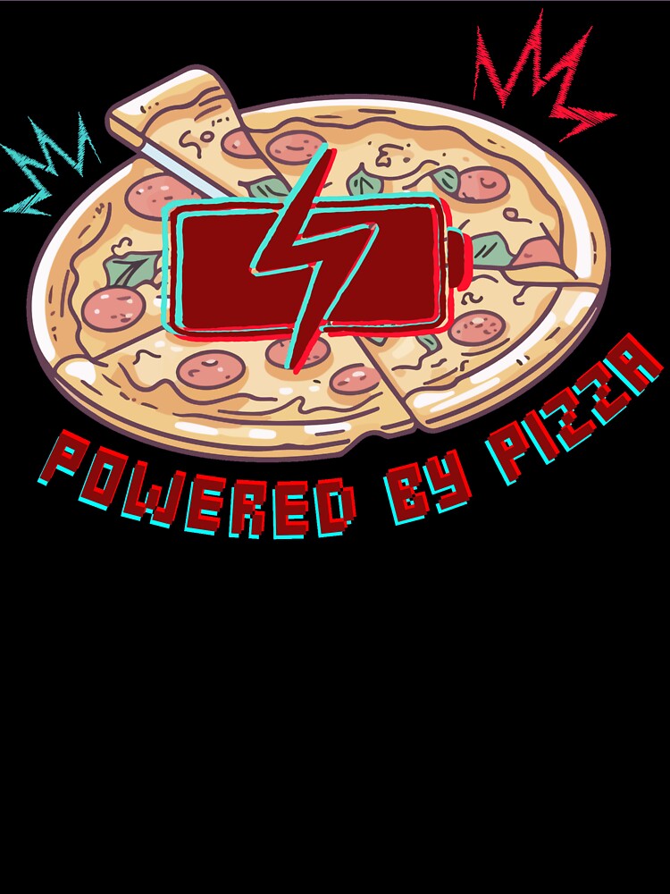 Powered by Pizza — Pizza Decor by CanvasCoreArt