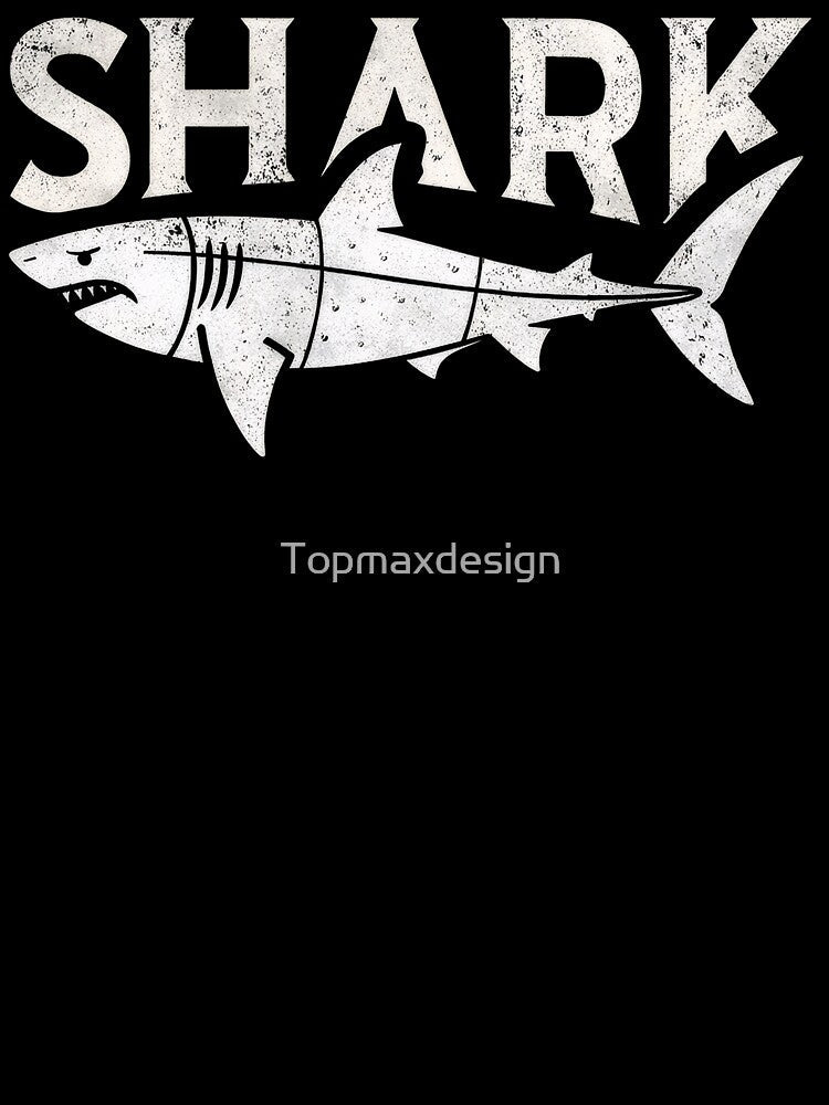 Vintage Shark by Topmaxdesign