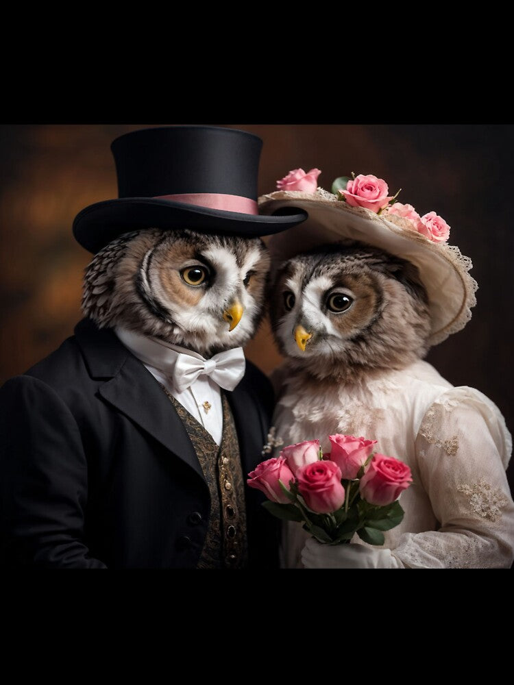 Owls in Love by Collection de trésors