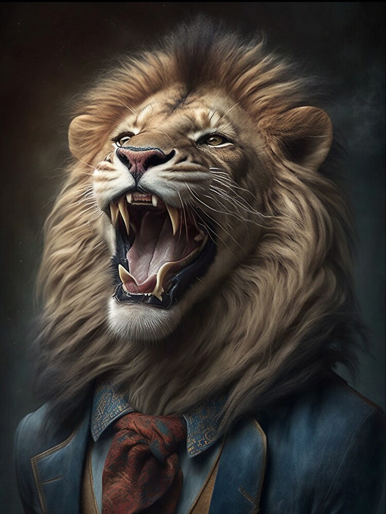 Laughing Lion by TylerBurst
