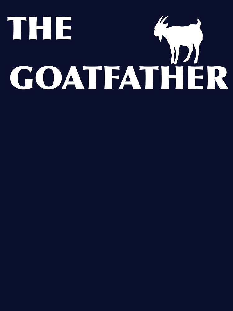 The Goat Father Animal Art Goat Lover Gift Goat Art Great Gift Goat Print Art Goat Charm Gift by TeesByDesign