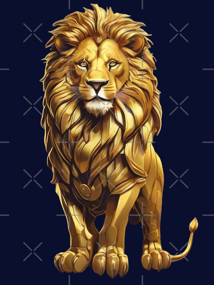Gold Lion by ProfArtStudio