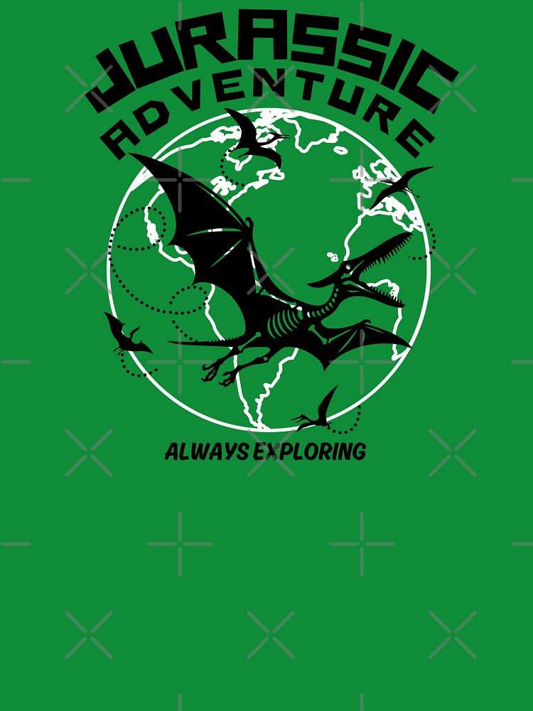 Jurassic Adventure - Always Exploring - Flying Pterosaur by The magic Yellow bus