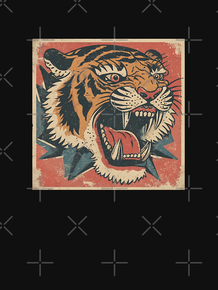 A VINTAGE JAPANESE TIGER by infinitearte