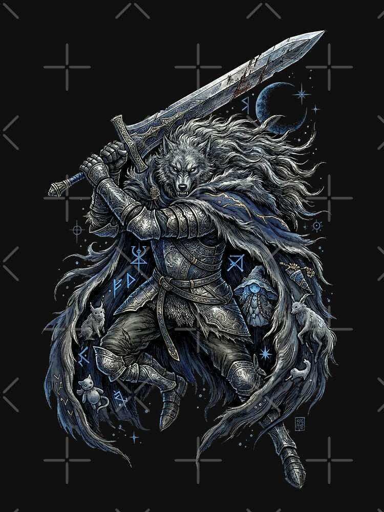 Blaidd the Half Wolf Loyal Guardian Portrait by Senpaiwaves