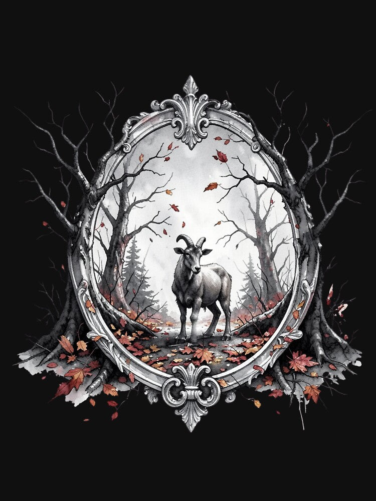 Goat in the forest by Tragedyshop