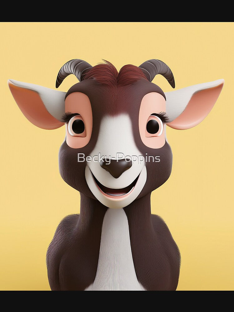 3D Goat Cuteness by Becky-Poppins