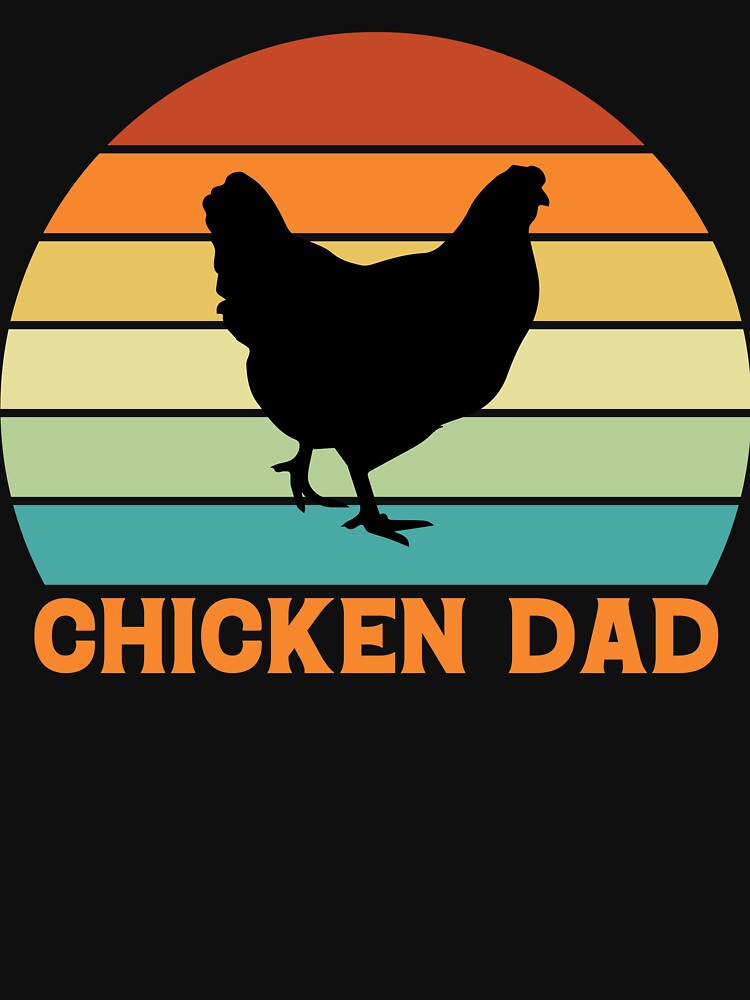 Chicken Dad Gift by PatternFeed8