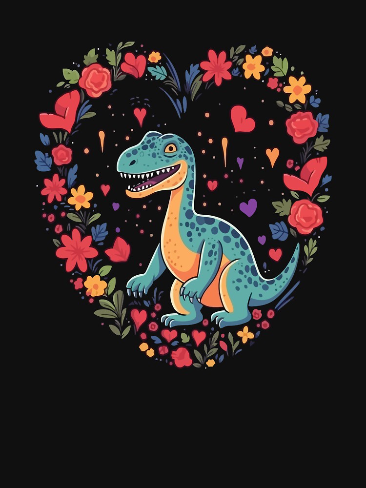 Dinosaur Valentine by creativellashop
