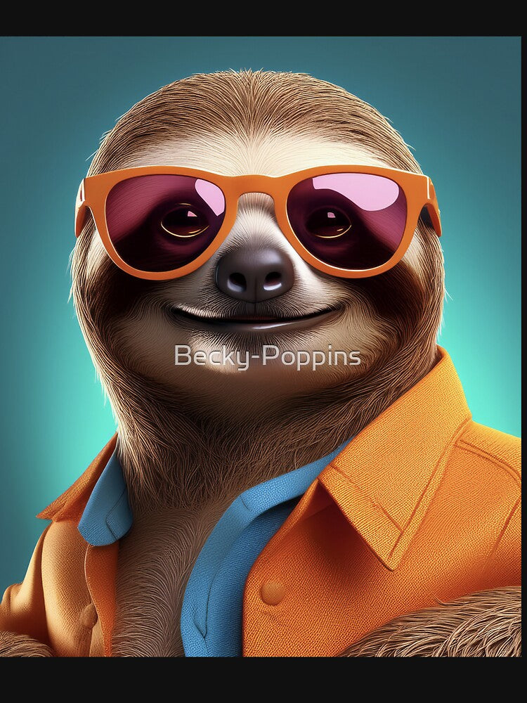 Don't Forget Your Glasses - Sloth Mode Street Lounge by Becky-Poppins