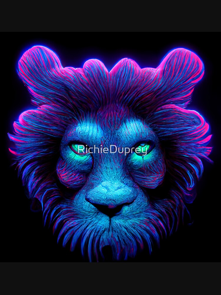 Psychedelic Lion by ResistNormality