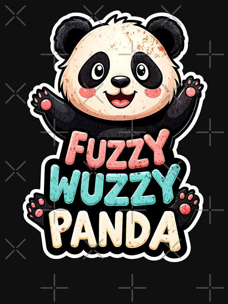 Fuzzy Wuzzy Panda - Cute and Adorable Panda by Taans-Creation