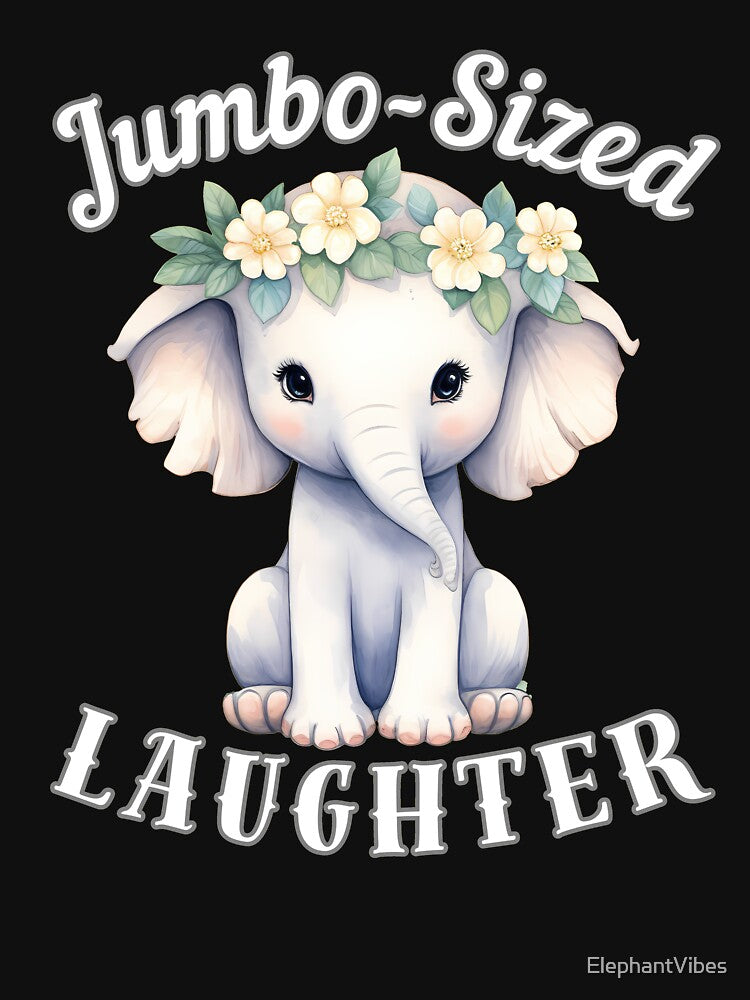 Jumbo-Sized Laughter. surreal elephant by ElephantVibes