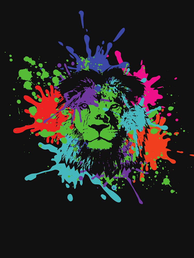 Lion Head Painting by goseriesfilms