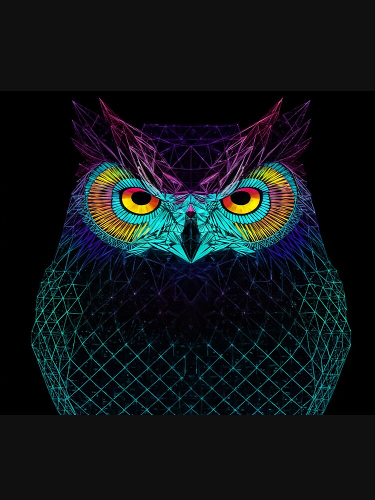 Geometric Owls by Collection de trésors