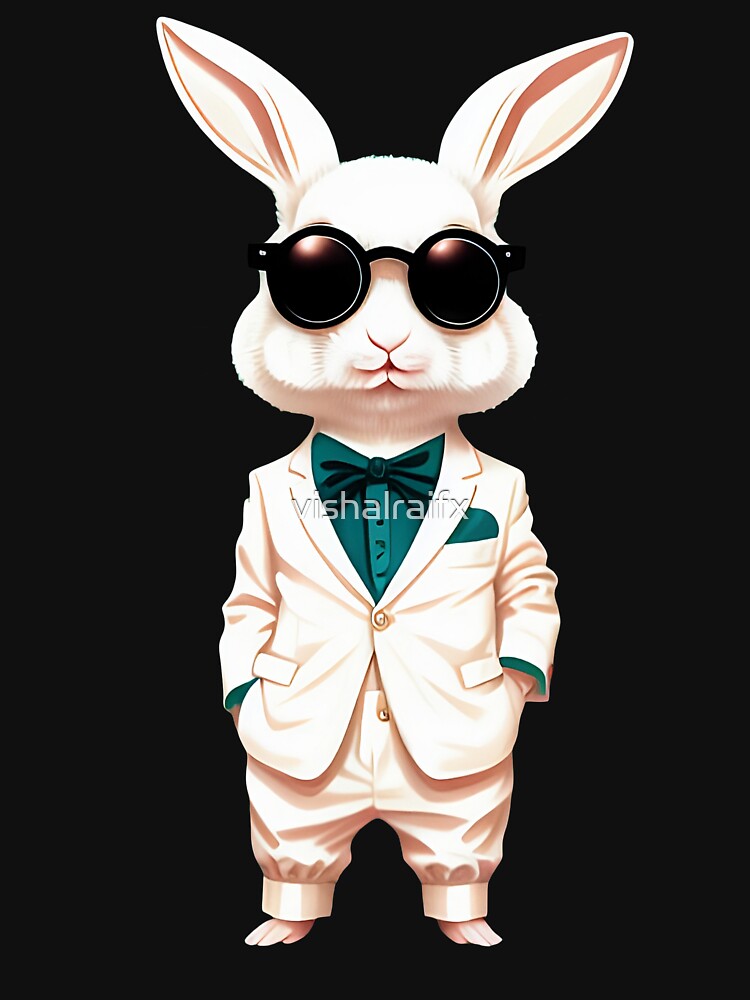 Cute baby doctor rabbit illustration 19 by vishalraifx