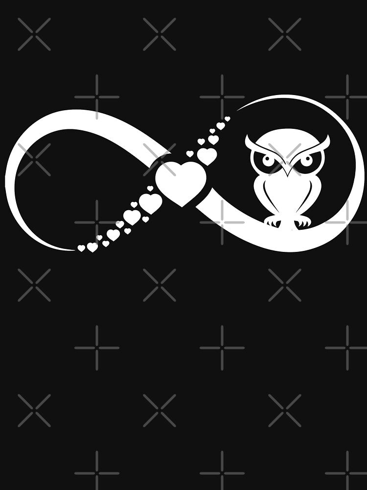 Owl Infinity white by skylove94