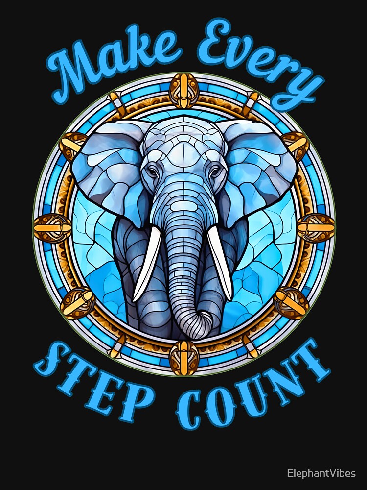 Make Every Step Count. elephant portrait by ElephantVibes