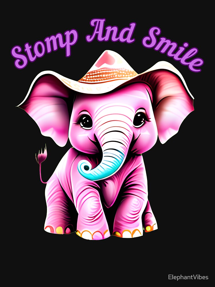 Stomp And Smile. elephant quote by ElephantVibes