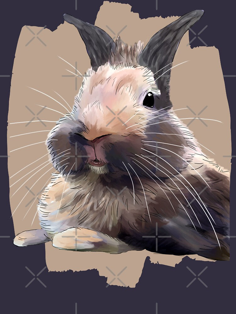 Brown Cream Rabbit Right _ Bunniesmee by bunniesmee